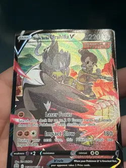 Pokemon TCG Single Strike Urshifu V TG18/TG30 Brilliant Stars 2022- NM - Image 2