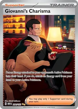 Giovanni's Charisma - 204/165 - 151 English SIR - NM- Pokemon - Image 1