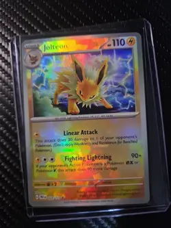 Pokemon Jolteon 029/131 Master Ball Reverse Holo Prismatic Evolutions NM - Image 1