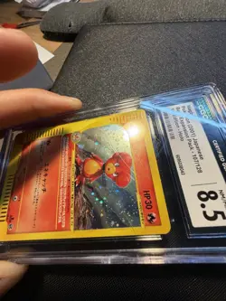 Pokemon 2001 Japanese Magby Base Expansion Pack 1st Ed Holo CGC 8.5 - Image 3