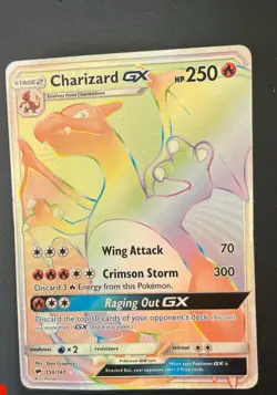 Pokemon Charizard GX - 150/147 - Secret Rare - Sun & Moon: Burning Shadows - Image 4