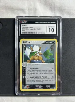 Pokemon Shiftry EX Hidden Legends Holo Rare #14 CGC 10 Gem Mint - Image 1