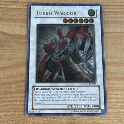 Yugioh! NM Turbo Warrior CSOC-EN038 Ultimate Rare Unlimited NM Crossroads Chaos - Image 1