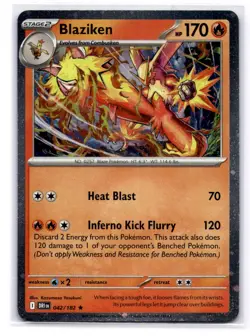 Blaziken (Cosmos Holo) Miscellaneous Cards & Products 042/182 Holo Rare LP-NM - Image 1