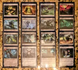 MTG Warhammer 40K Necron Dynasty Commander Deck – 100 Cards – No Tokens -Sleeved - Image 4