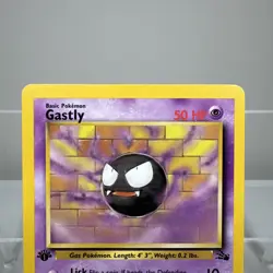 Gastly 33/62 1st Edition Fossil Set Pokemon Card - Image 2