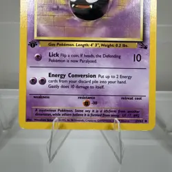 Gastly 33/62 1st Edition Fossil Set Pokemon Card - Image 3