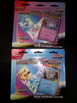 Pokemon Card Tcg Prismatic Evolutions Tech Sticker Collection New Sealed Lot 2 - Image 3