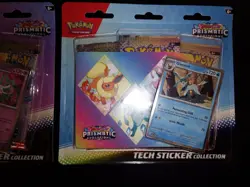 Pokemon Card Tcg Prismatic Evolutions Tech Sticker Collection New Sealed Lot 2 - Image 5