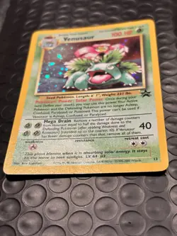 Pokemon Venusaur Holo Black Star Promo WOTC #13 Card 2000 Wizards Ken Sugimori - Image 4