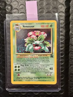 Pokemon Venusaur Holo Black Star Promo WOTC #13 Card 2000 Wizards Ken Sugimori - Image 5