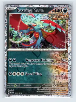 Roaring Moon - 011/015 - M24 EN Holo Mcdonald's Dragon Discovery Pokemon Card NM - Image 1