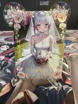Goddess Story Diary Of Love Ayaka Genshin Impact HP-03 Waifu Cards - Image 1