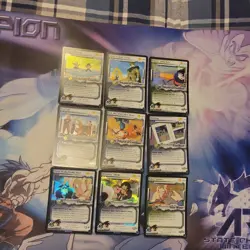 DBZ CCG Score Goku Season Complete Promo Set of 9 Cards! - Image 1