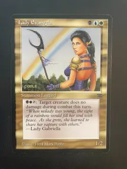 Lady Evangela - NM - Legends English Mtg - Image 1