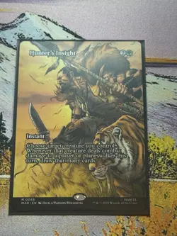 Hunters Insight Marvel’s Spider-Man Magic The Gathering Kraven Comic Art - Image 2