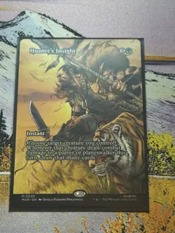 Hunters Insight Marvel’s Spider-Man Magic The Gathering Kraven Comic Art - Image 3