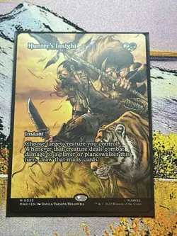 Hunters Insight Marvel’s Spider-Man Magic The Gathering Kraven Comic Art - Image 5