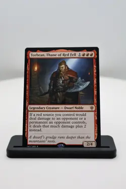 1x Torbran, Thane of Red Fell NM R Throne of Eldraine (ELD) MTG Magic - Image 1