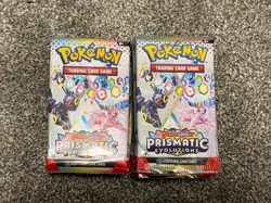 🔥36x Pokemon TCG Prismatic Evolutions Booster Packs w/ protective case 🔥 - Image 1