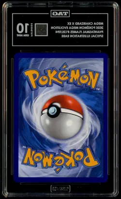 2025 Pokemon PFL EN Special Illustration Rare #125 Mega Charizard X ex TAG 10 - Image 3