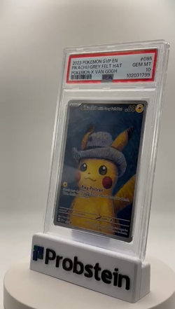 2023 Pokemon SVP EN Pokemon X Van Gogh #085 Pikachu with Grey Felt Hat PSA 10 - Image 2