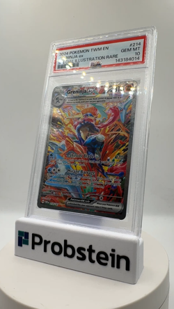 2024 Pokemon TWN Special Illustration Rare #214 Greninja ex PSA 10 GEM MINT - Image 2