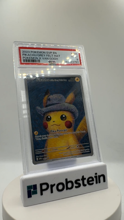 2023 Pokemon SVP EN Pokemon X Van Gogh #085 Pikachu with Grey Felt Hat PSA 9 - Image 2