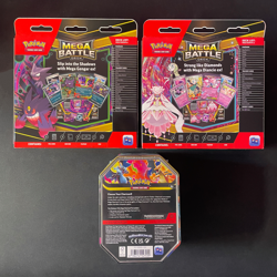 Pokemon TCG Sealed Mega Battle Deck Lot Mega Gengar ex Mega Diancie ex & Tin - Image 2