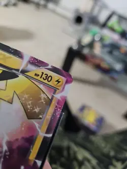 Pokemon TCG Pikachu EX XY84 Black Star Promo Holo Visible Wear - Image 4