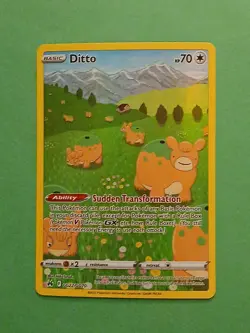 Pokemon Sword & Shield Crown Zenith Ditto GG22/GG70 Galarian Gallery - Image 1