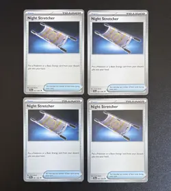 4x Night Stretcher 061/064 - SV: SFA Uncommon Pokemon TCG Playset - Lot of 4 - Image 1