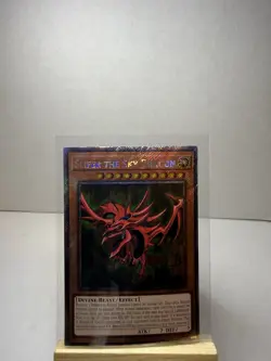 Konami Yu-Gi-Oh! Obelisk Slifer Ra Platinum Rare 1st Edition 3 Card Lot English - Image 4