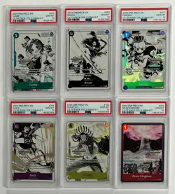 PSA 10 Sequential Set (6) Championship 2024 Finalist One Piece w/ Perona Sanji - Image 1