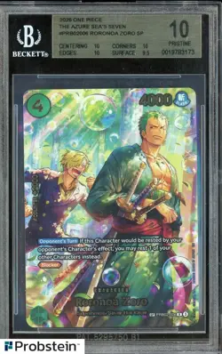 One Piece TCG Roronoa Zoro SP PRB02-006 BGS 10 - Image 1