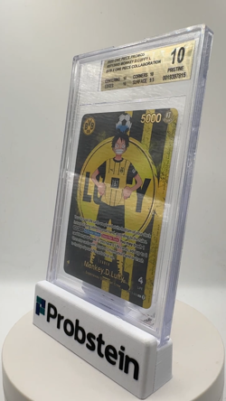 2025 ONE PIECE PROMOS BVB X ONE PIECE MATCH DAY 2025 #003 MONKEY D. LUFFY BGS 10 - Image 2