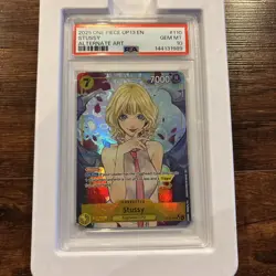 2025 ONE PIECE OP13-CARRYING ON HIS WILL ALTERNATE ART #110 STUSSY PSA 10 - Image 1