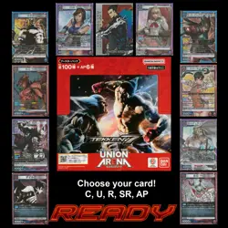 Union Arena Tekken 7 UA13BT Trading Cards C, U, R, SR, AP choose your card - Image 1