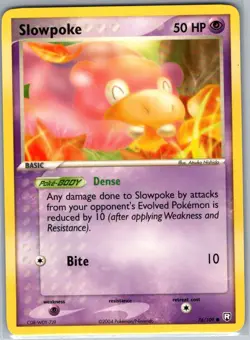 Slowpoke 76/109 Non Holo Team Rocket Returns - Pokemon Card - NM - Image 1