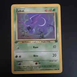 Zubat 70/82 - 1st Edition Team Rocket Vintage Pokemon Card - NM - Image 1
