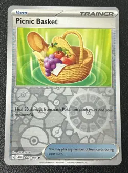 Picnic Basket 184/198 Scarlet & Violet Base Reverse Holo Pokemon TCG Card NM - Image 1