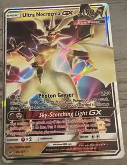 Ultra Necrozma GX 95/131 Forbidden Light NM Ultra Rare Pokemon Card NM BEAUTY - Image 1