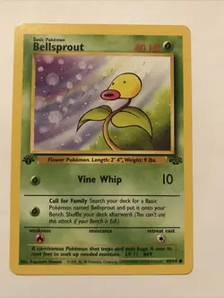 Pokemon TCG Bellsprout 49/64 - Jungle Regular 1st Edition Common Card - Image 1