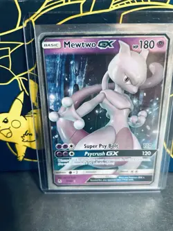 Mewtwo GX 31/68 Hidden Fates Holo Ultra Rare Pokemon Card NM - Image 1
