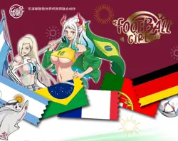 Football Girl Goddess Spicy Waifu 11 Pack Trading Cards Booster Box Anime New - Image 3