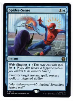 MTG Spider-Sense, Marvel's Spider-Man (SPM) Regular NM Magic card - Image 1