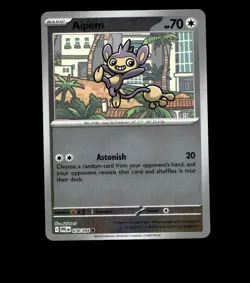 Aipom - 078/094 - Phantasmal Flames - Reverse Holo Near Mint Pokemon Card TCG - Image 1