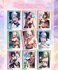 Hmph Hum 2 Goddess Spicy Waifu 12 Pack Trading Cards Booster Box Anime TCG - Image 5