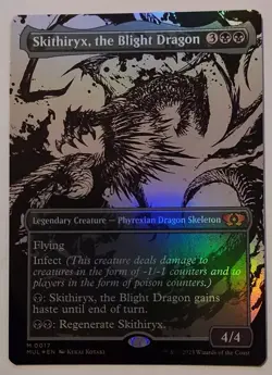 Skithiryx, The Blight Dragon 0017 Showcase Foil Magic: The Gathering NM - Image 1