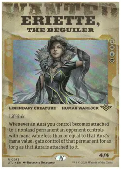 Outlaws of Thunder Junction #293 Eriette, the Beguiler (Showcase) Foil - Image 1